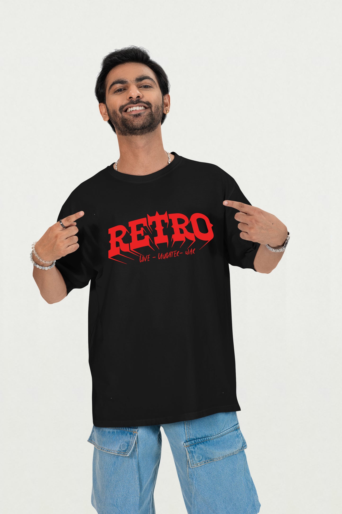 Surya movie retro T-shirt logo artwork on premium cotton – official fan merchandise from thefanboy.in