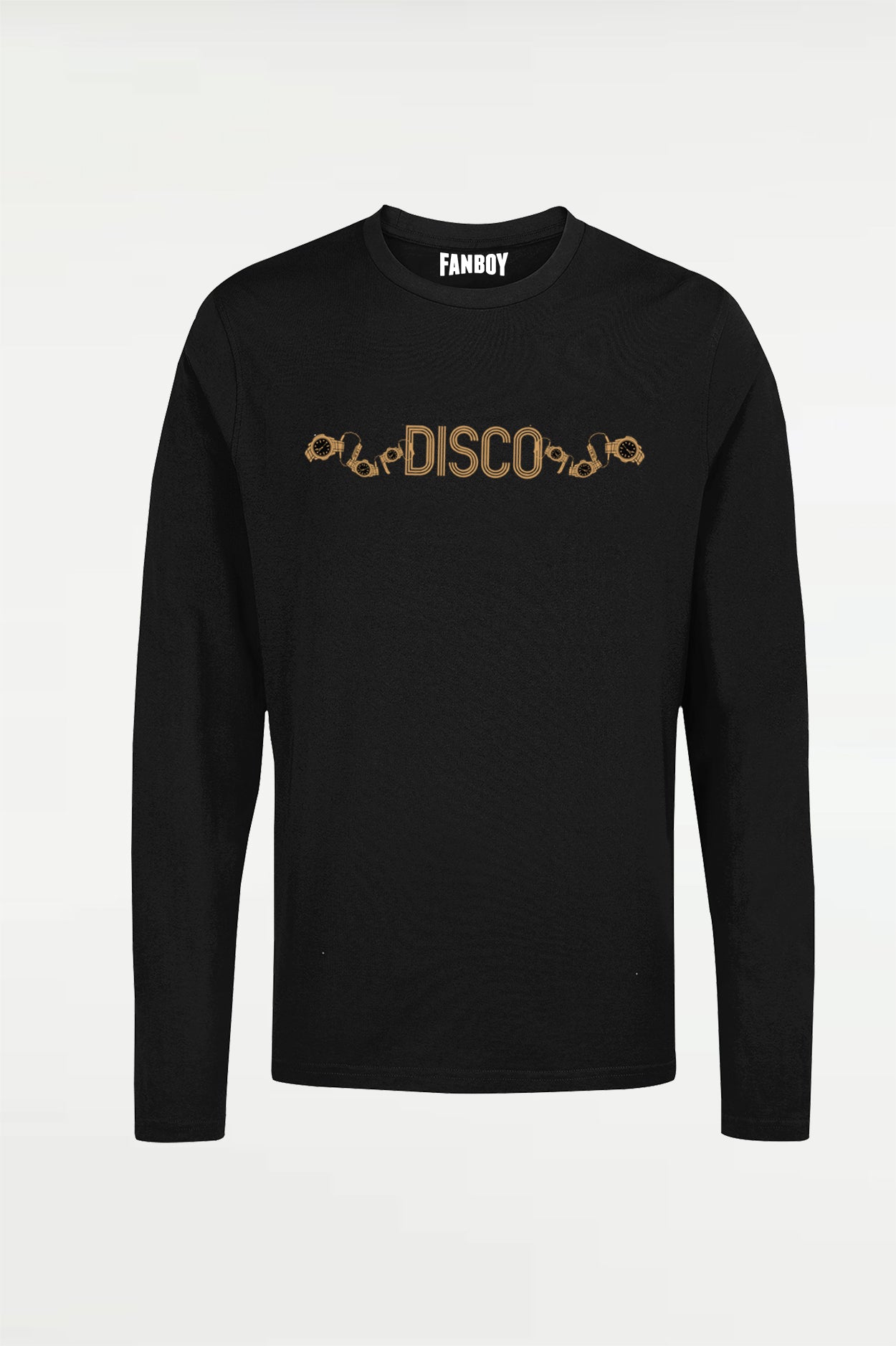 Superstar Rajini Coolie Gold Watch Disco Full Sleeve T-Shirt for Fanboys