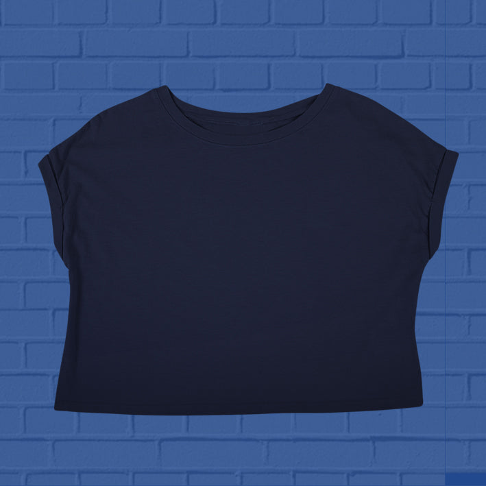Navy-blue-Crop-Top-for-Women-goatprints