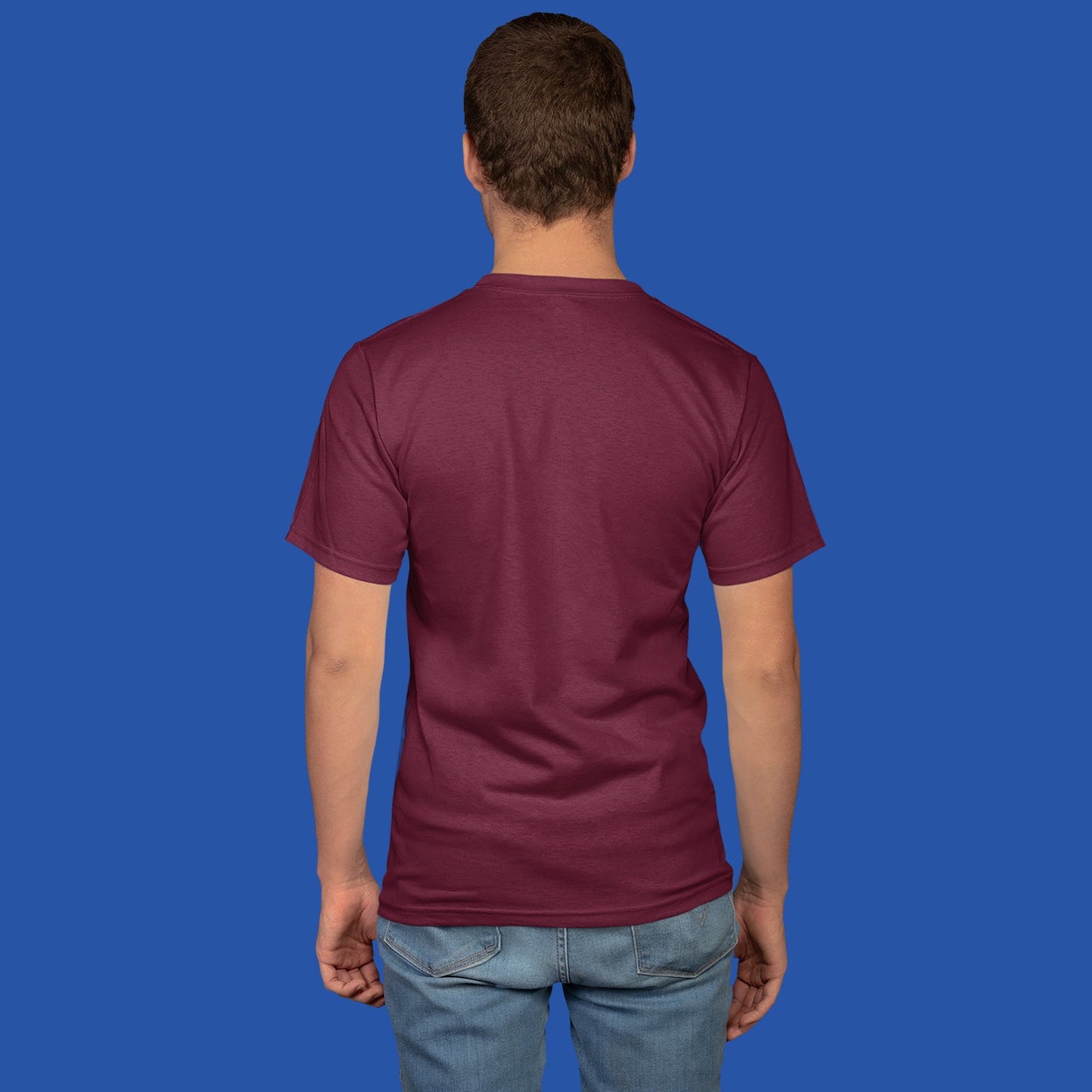 Buy Maroon t shirt for men at goat prints