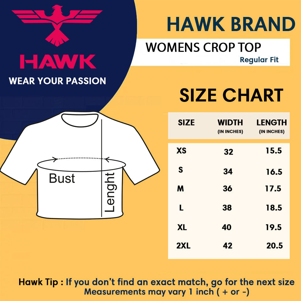 Buy Women Designer Crop Top Online at HAWKTY