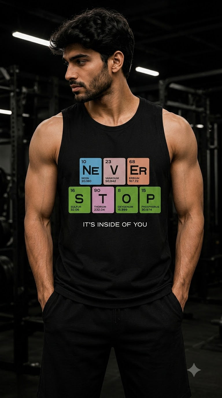 Never Stop Premium Gym Vest