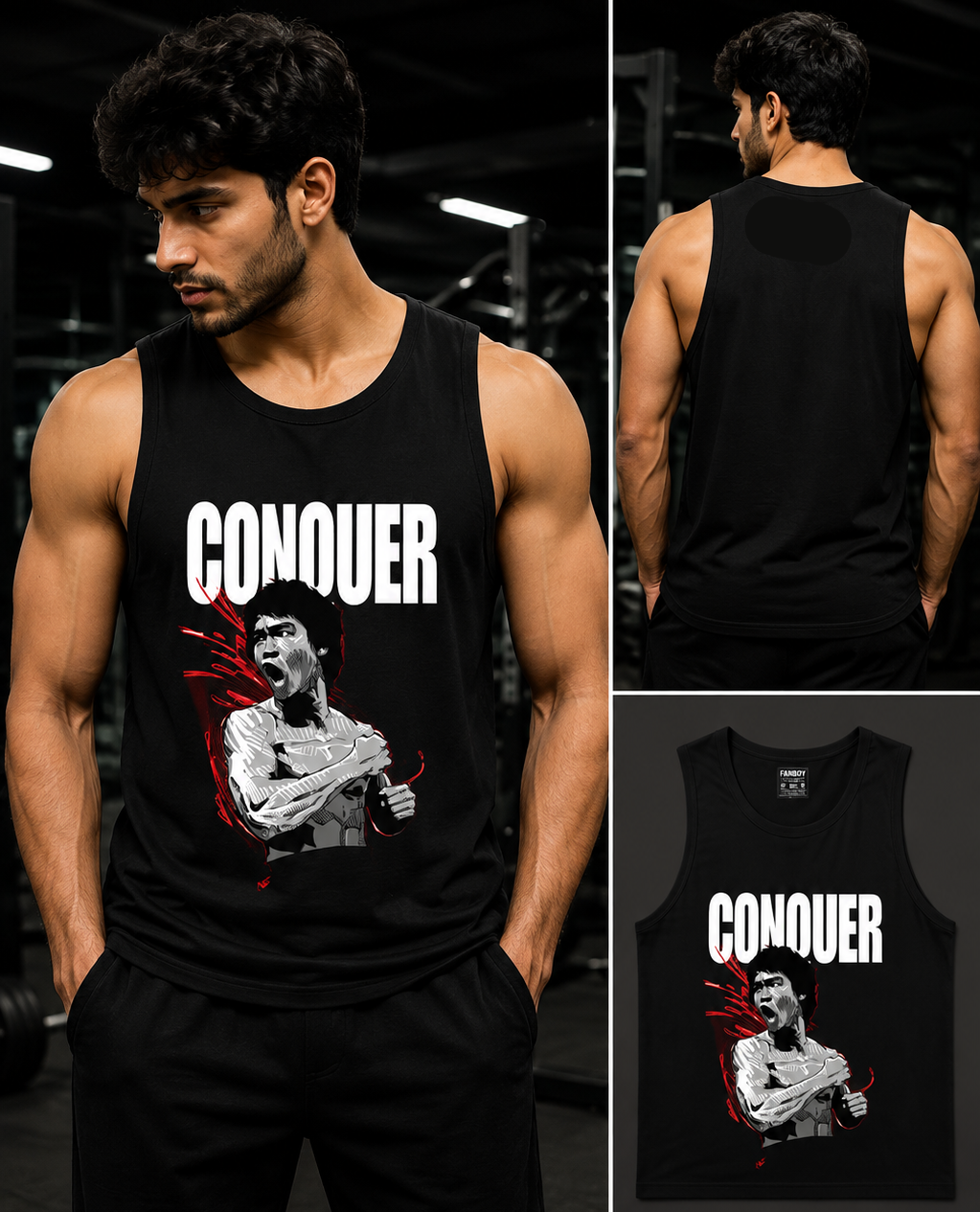 Conquer Premium Gym Vest