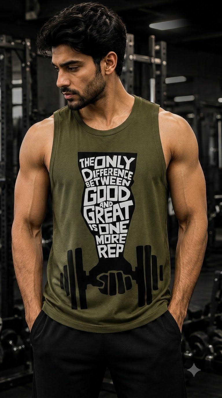 Built Different Premium Gym Vest