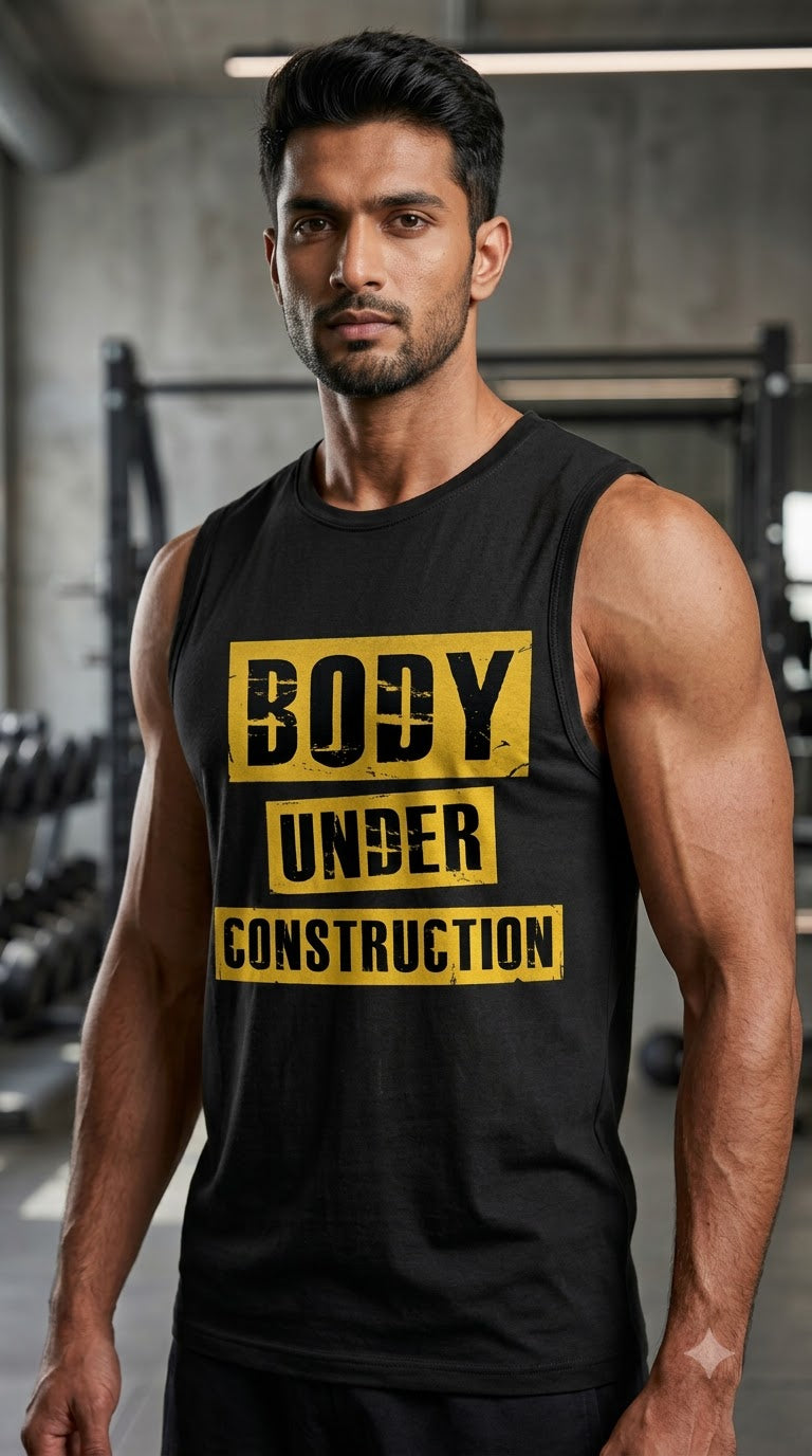 Body Under Construction Premium Gym Vest