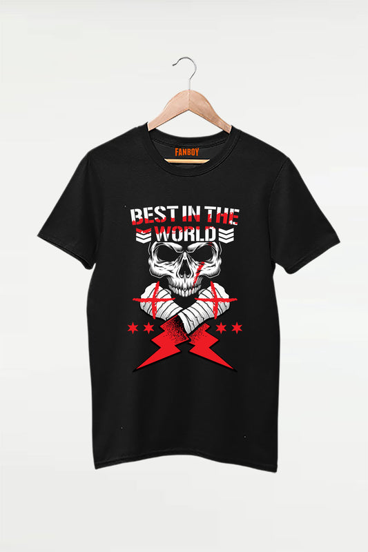 Best in the World CM Punk Skull T-Shirt Online India