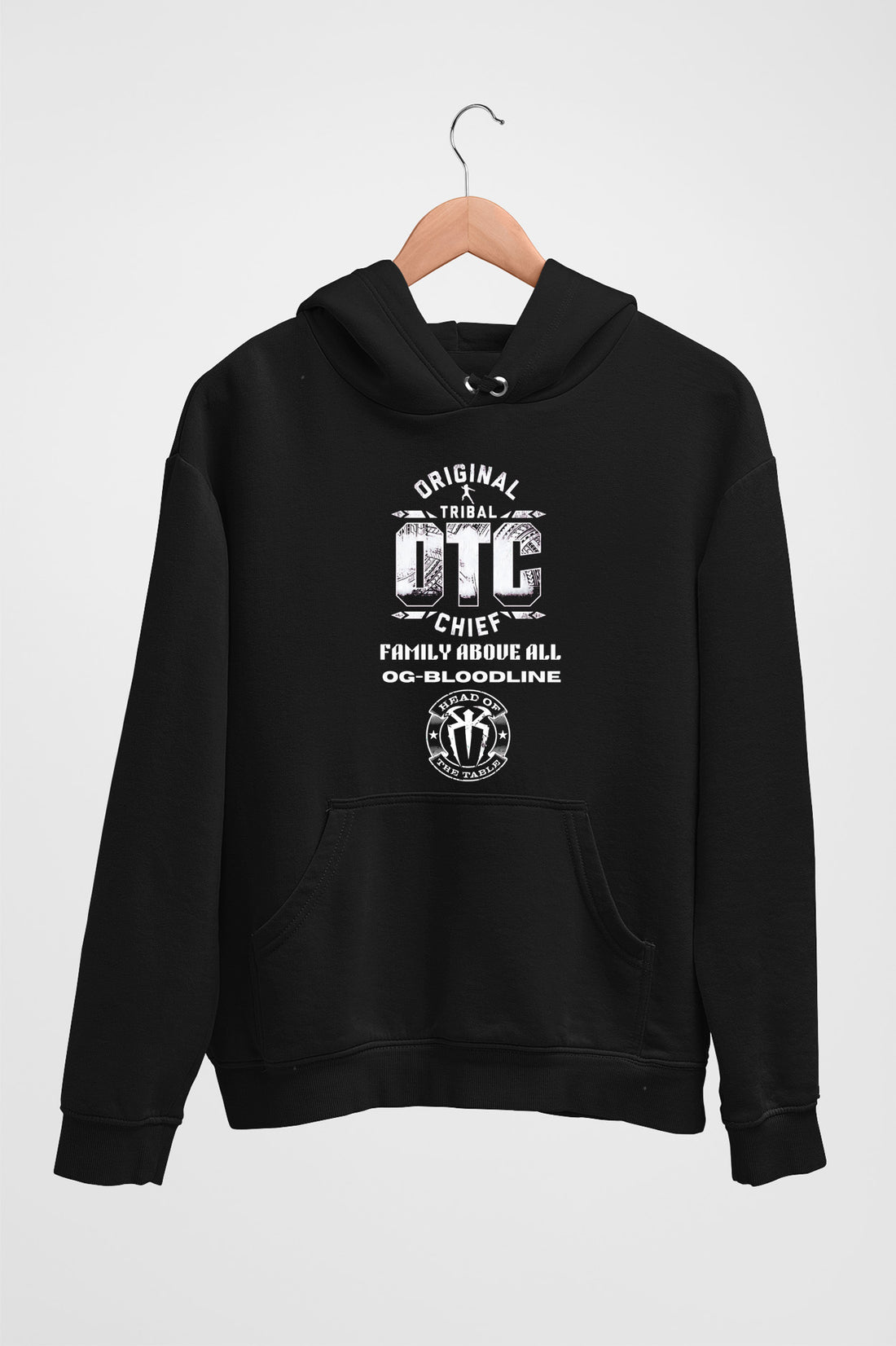 Black Original Tribal Chief Bloodline OG Hoodie – Family Above All WWE-inspired design
