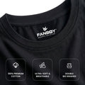 Black round neck t shirt online 