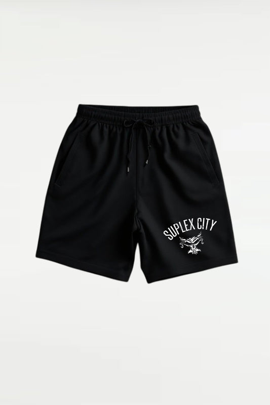 Brock Lesnar Suplex City Terry Shorts front view – buy online in India