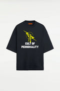 CM Punk Cult of Personality Terry Oversized T-Shirt in black – premium wrestling fan apparel from TheFanboy.in, inspired by WWE & AEW Best in the World CM Punk
