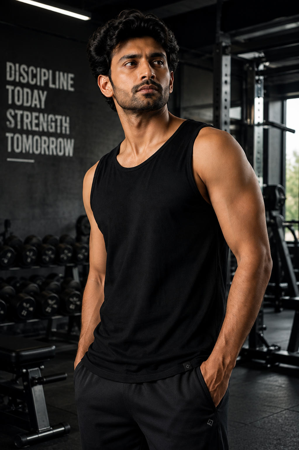 Gym vest Black