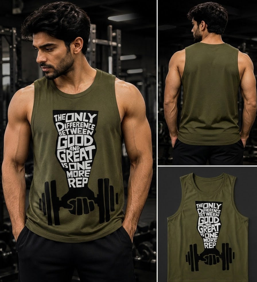 Built Different Premium Gym Vest