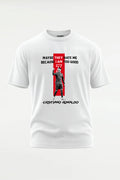 Cristiano Ronaldo Maybe They Hate Me Because I Am Too Good CR7 oversized white graphic T-shirt featuring football legend Ronaldo with iconic number 7 design for football fans.