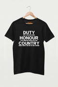 MS Dhoni Duty Honour Country  Morse Code T-Shirt (Limited Edition) at thefanboy.in

