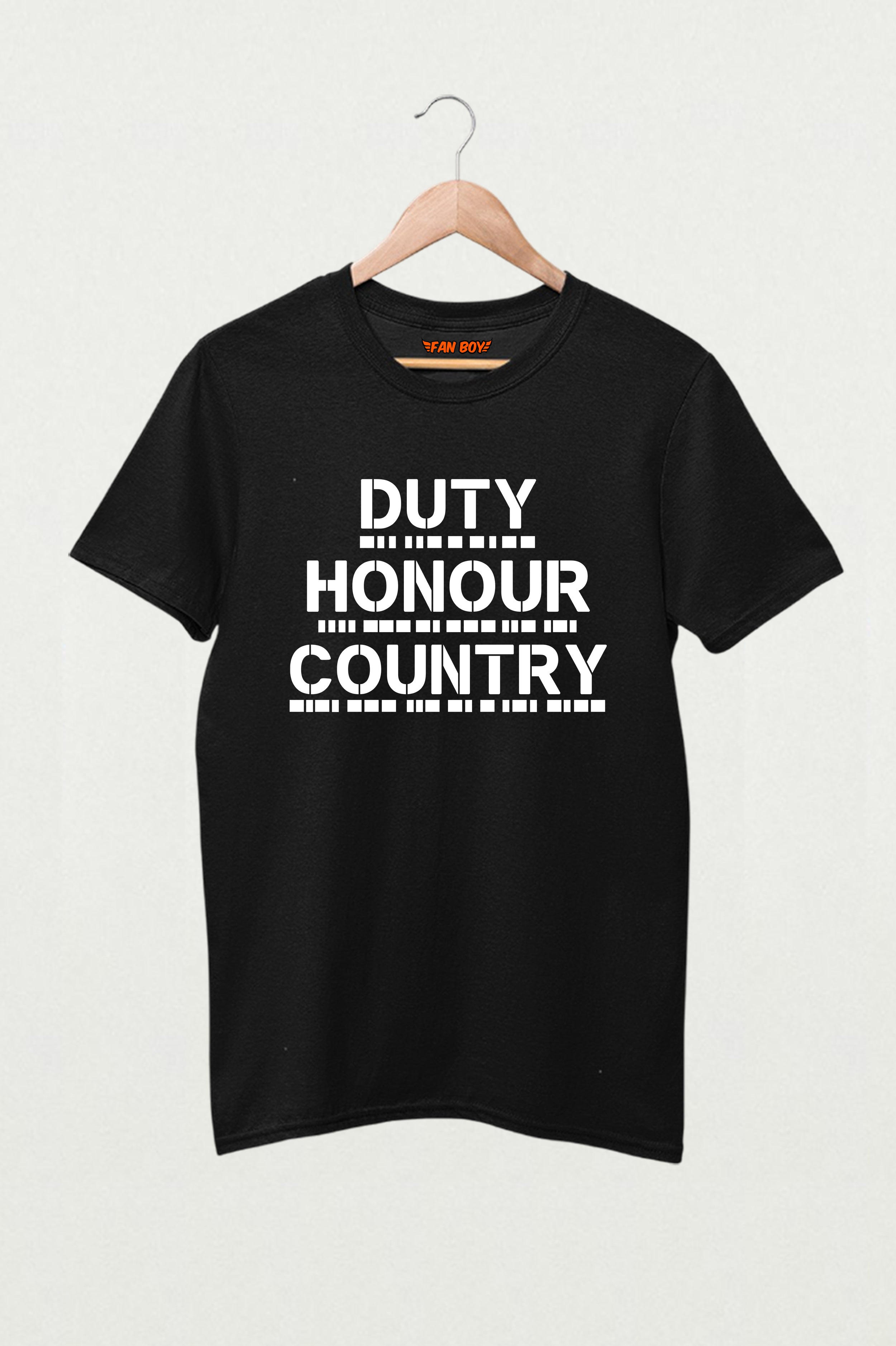 MS Dhoni Duty Honour Country  Morse Code T-Shirt (Limited Edition) at thefanboy.in

