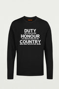 MS Dhoni “Duty Honour Country” Morse Code T-Shirt (Limited Edition) full sleeve t shirt

