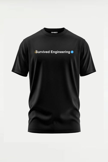 Survived Engineering verified T-shirt - FANBOY