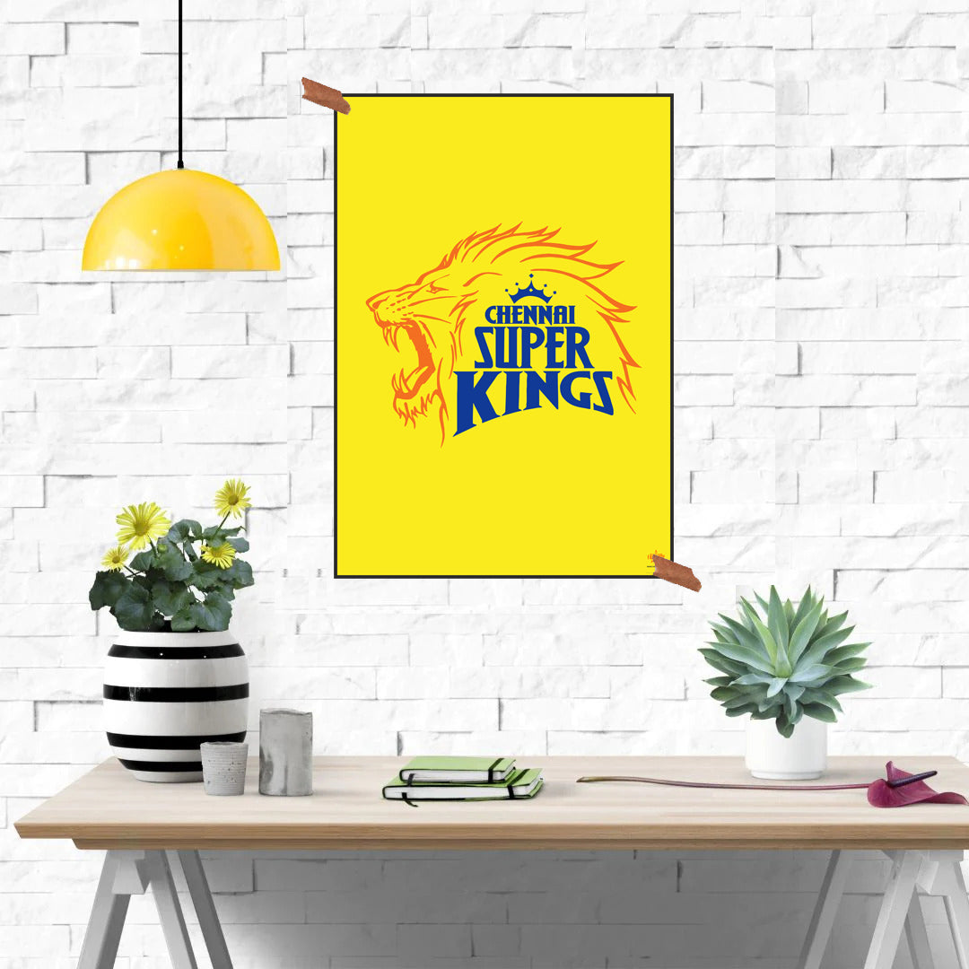Exclusive CSK poster at thefanboy.in! Celebrate MS Dhoni & Chennai Super Kings with this high-quality IPL fan poster
