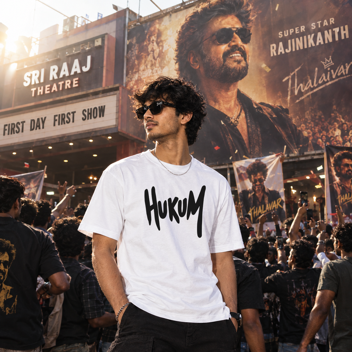 Shop Jailer T-Shirts inspired Superstar Rajinikanth, Hukum t shirt online at thefanboy.in