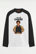 I'm the Danger Coolie Rajini raglan T-shirt – black graphic tee for Tamil movie and Breaking Bad fans from TheFanboy.in