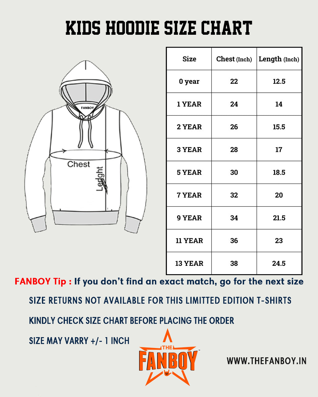 RKO Everybody kids hoodie