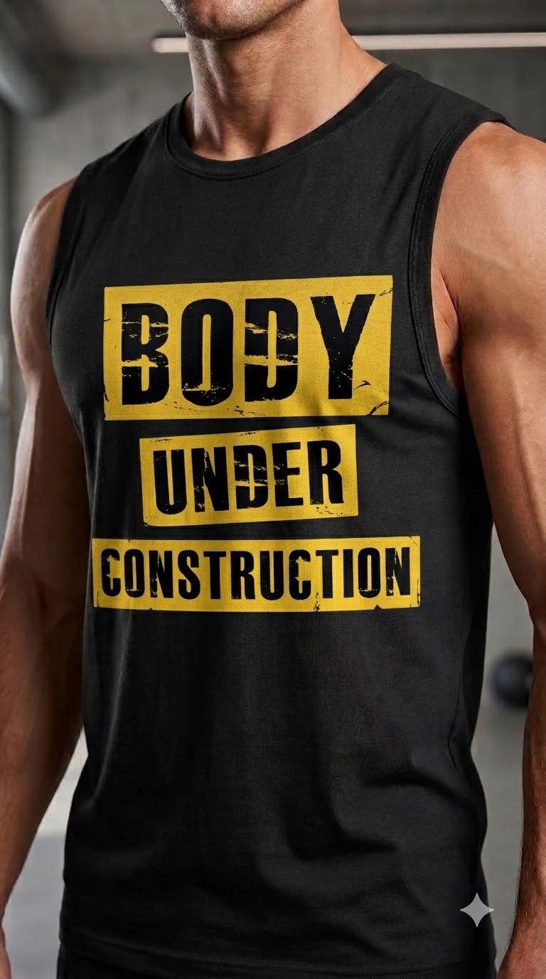 Body Under Construction Premium Gym Vest