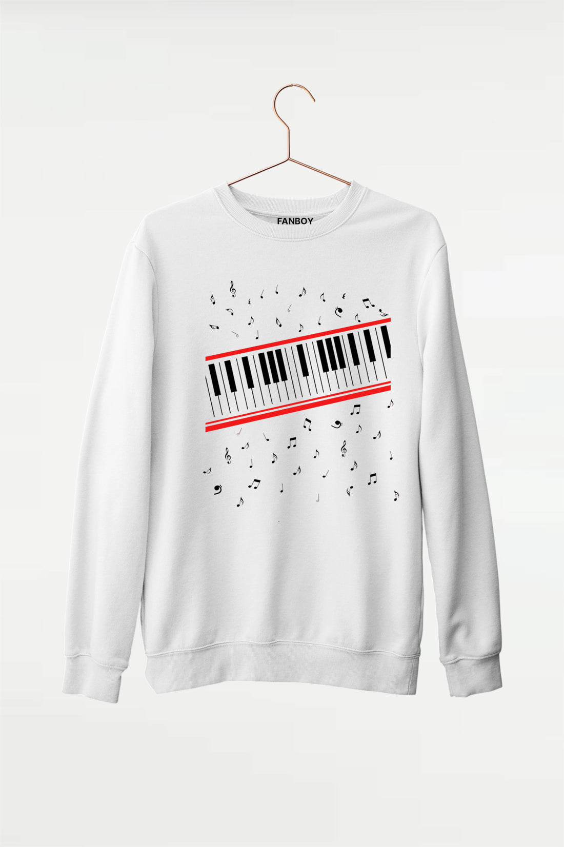 Michael Jackson Inspired Piano Sweatshirt