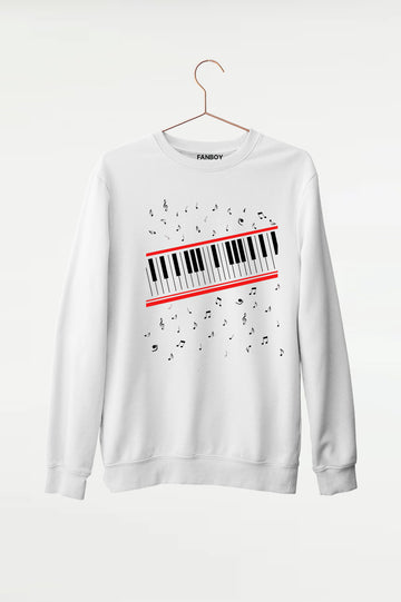 Michael Jackson Inspired Piano Sweatshirt