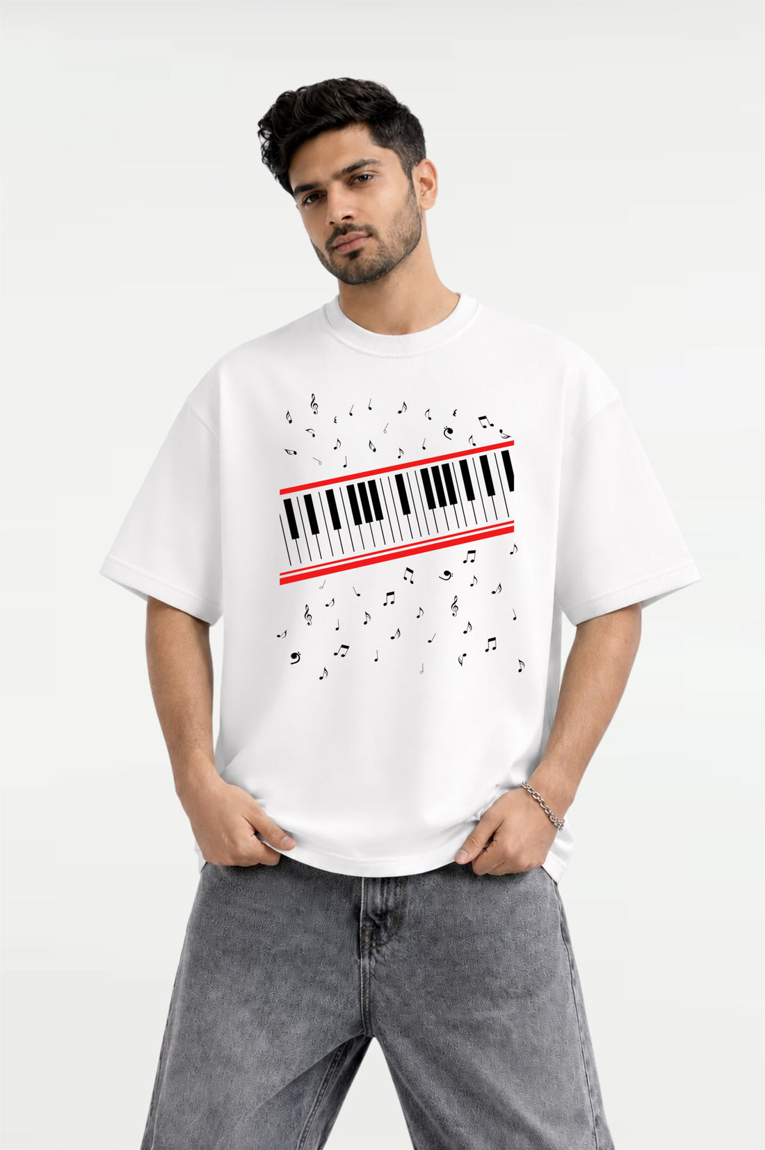 Shop the Michael Jackson Inspired Piano T-Shirt by Fanboy