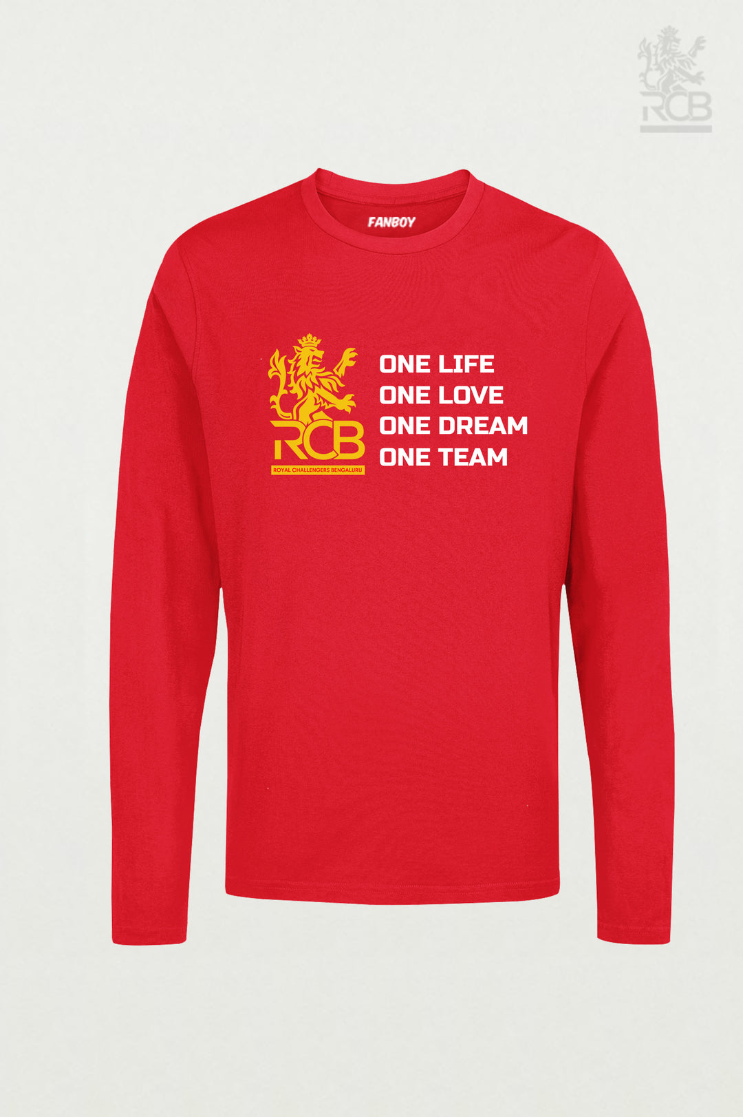 Royal Challengers Bangalore T-shirt- full sleeve t shirt 
