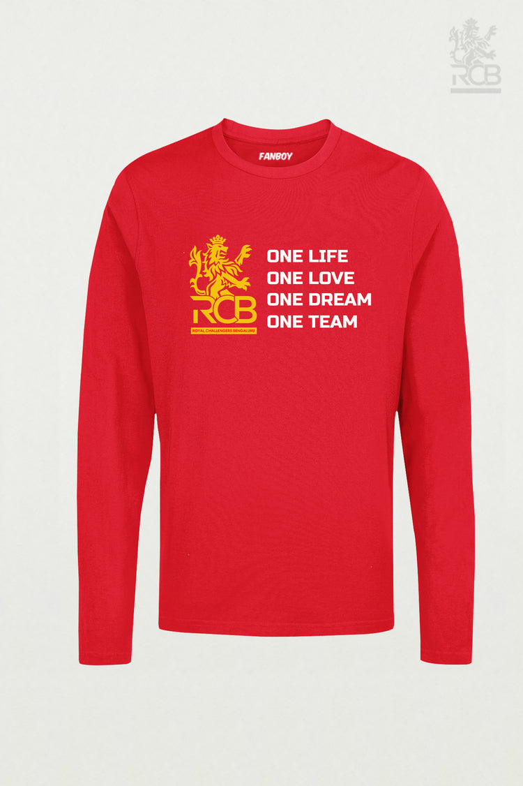 Royal Challengers Bangalore T-shirt- full sleeve t shirt 

