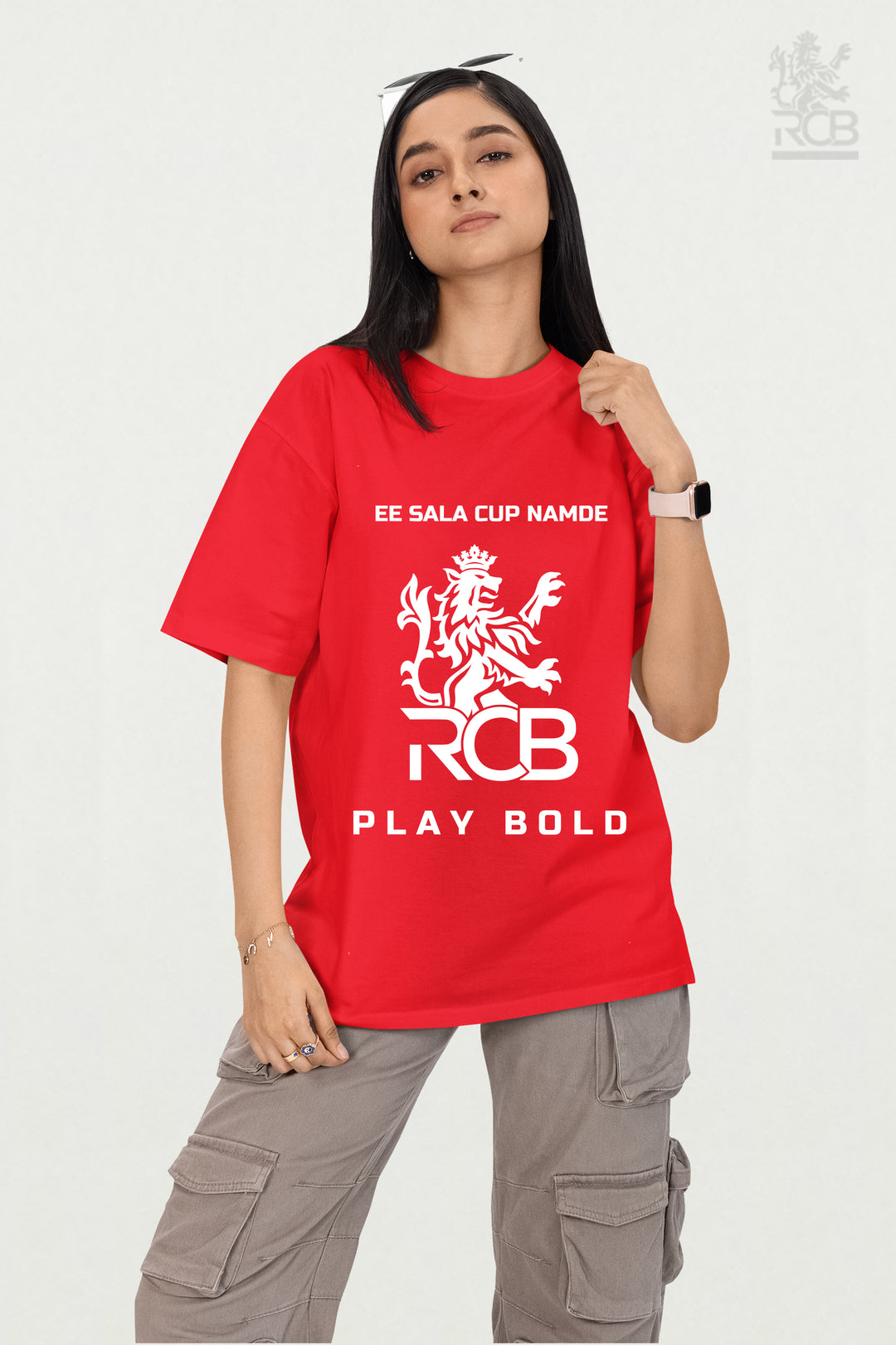 PLAY BOLD RCB T-shirt