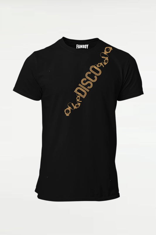 Premium Coolie Gold Watch half sleeve t-shirt for Rajinikanth fans, soft cotton fabric, perfect casual wear, available online at TheFanboy.in.