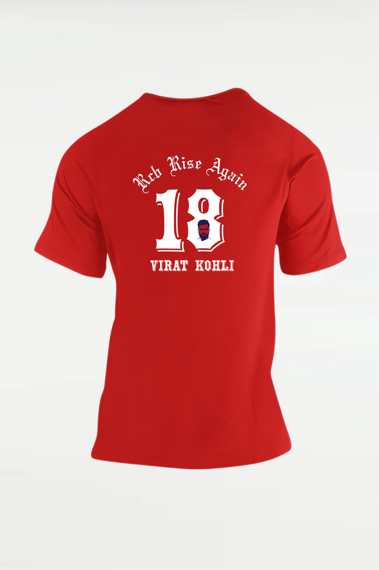 RCB Rise Again T-Shirt half sleeve back print