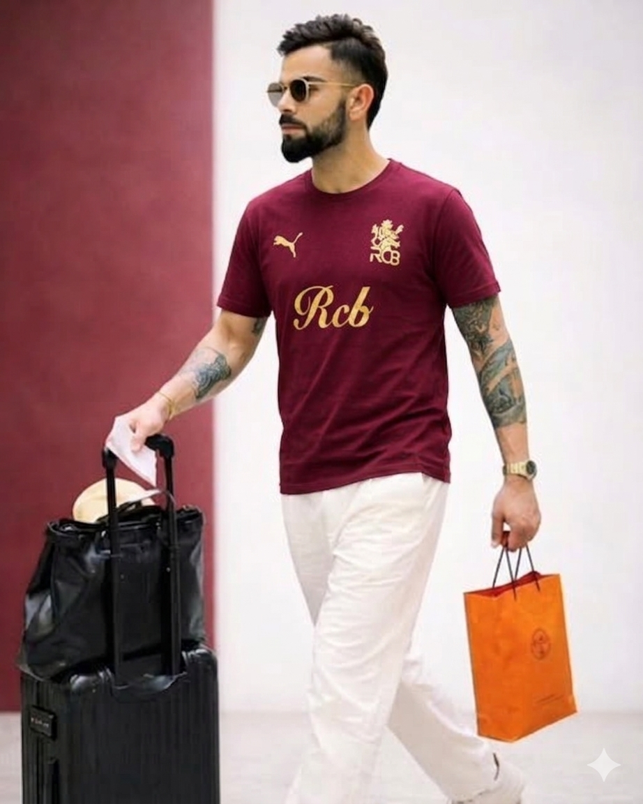 RCB Travel Jersey – Crimson Gold Edition