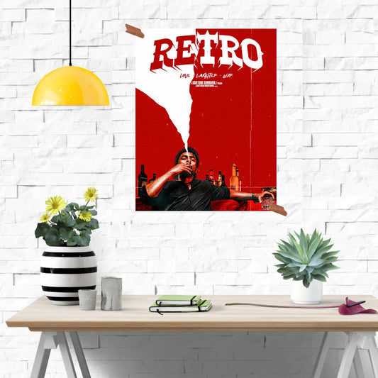 Retro movie poster with vintage design, classic film characters, and nostalgic cinema vibes – exclusive at thefanboy.in.
