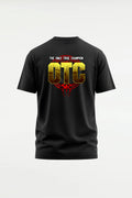 Roman Reigns Aura Cartoon T-Shirt featuring stylized Tribal Chief artwork on the front and 