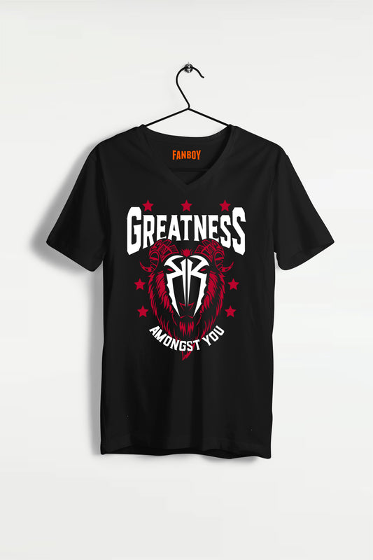 Roman Reigns Greatness Amongst You GOAT WWE T-Shirt – TheFanboy.in