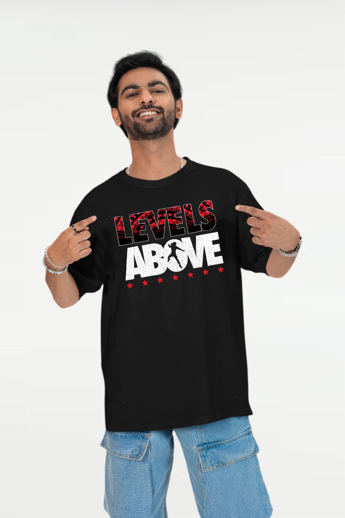 Roman Reigns Levels Above T-Shirt