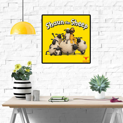 Shaun the Sheep cartoon Wall poster