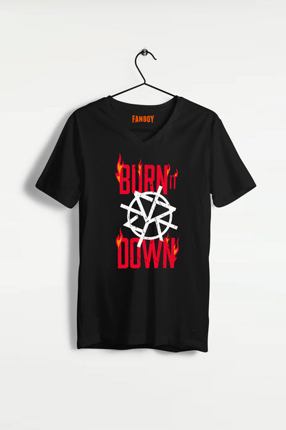 Seth Rollins Burn It Down WWE T-Shirt online at TheFanboy.in