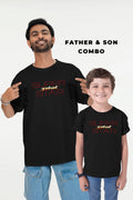 Super Star Rajini Title Card Dad & Son T-Shirt Combo T THEFANBOY.IN