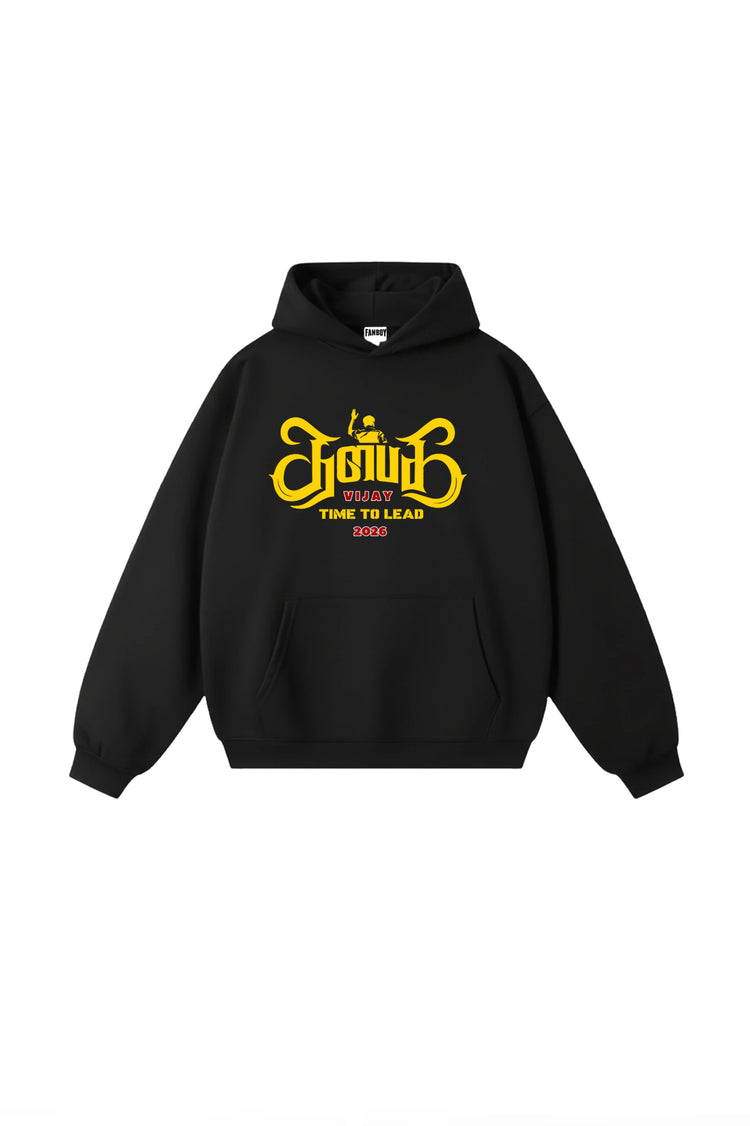 Thalapathy Vijay Time To Lead Hoodie THEFANBOY.IN