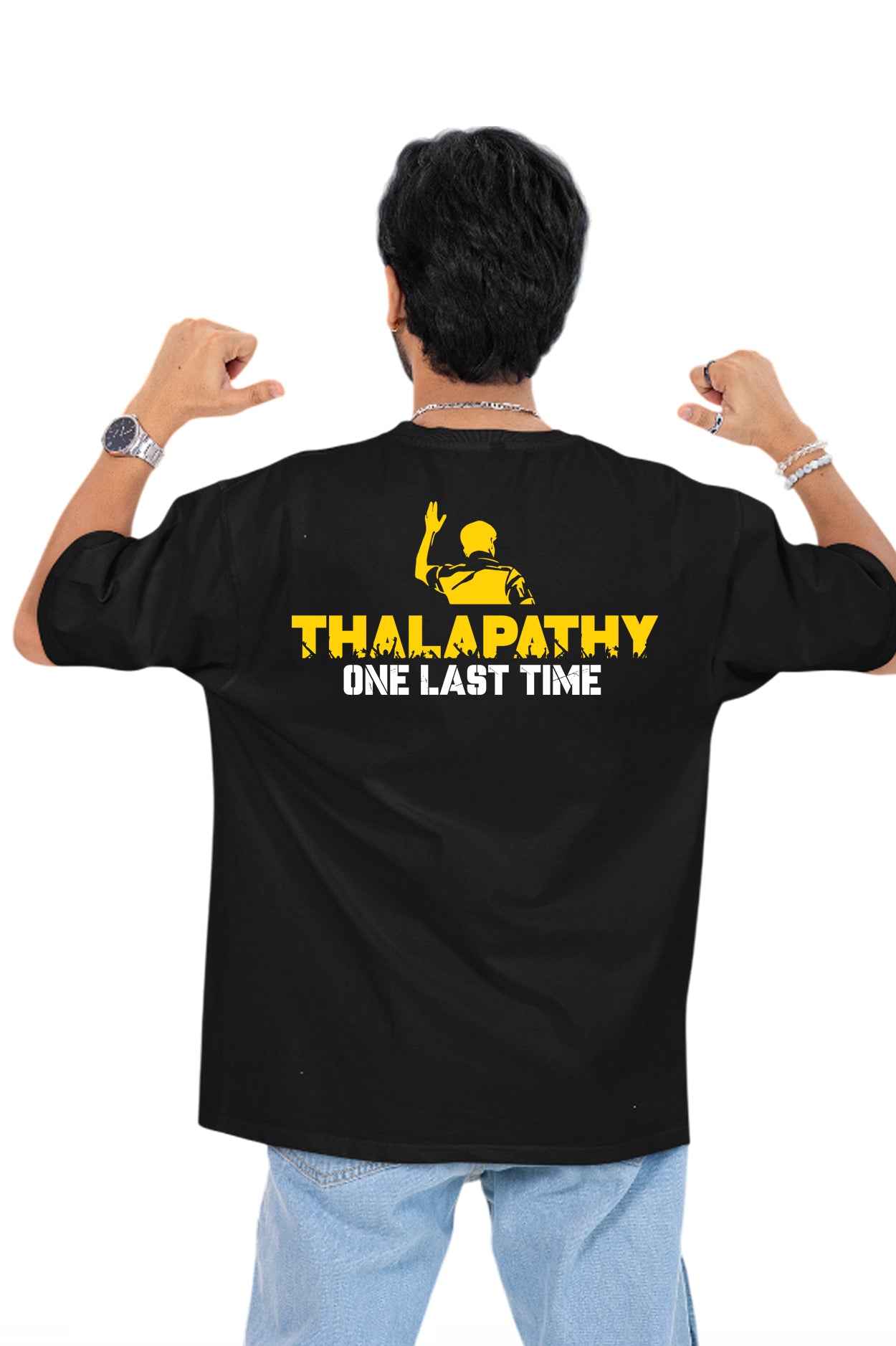 Thalapathy one last time T-Shirt back