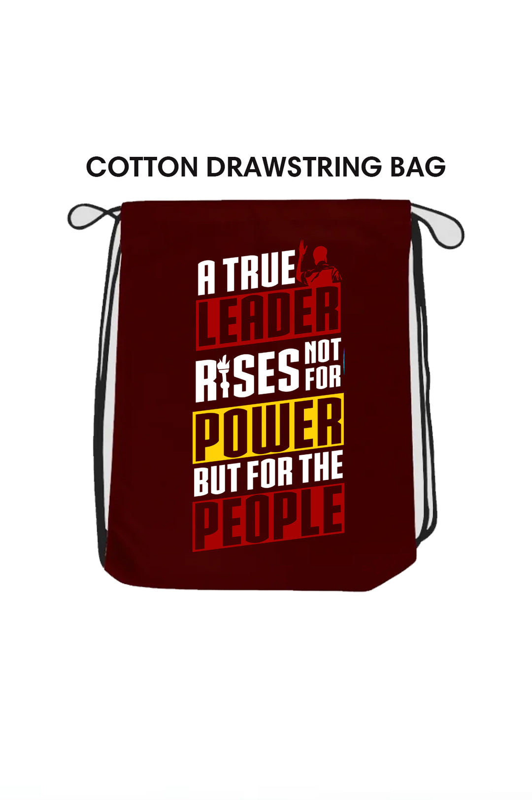 PEOPLE LEADER - Cotton Drawstring Bag