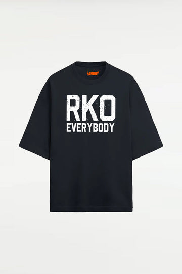 WWE Randy Orton RKO Everybody T-Shirt – premium oversized wrestling fan apparel online at TheFanboy.in for true WWE Universe fans in India.