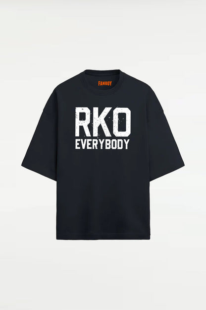 WWE Randy Orton RKO Everybody T-Shirt – premium oversized wrestling fan apparel online at TheFanboy.in for true WWE Universe fans in India.