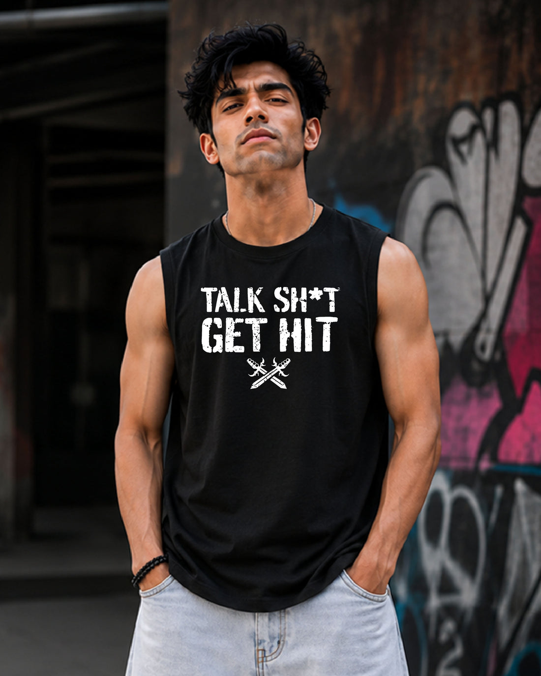 Brock Lesnar Talk Sh*t Get Hit T-Shirt Online in India