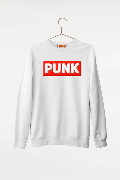 CM Punk Sweatshirt -WHITE