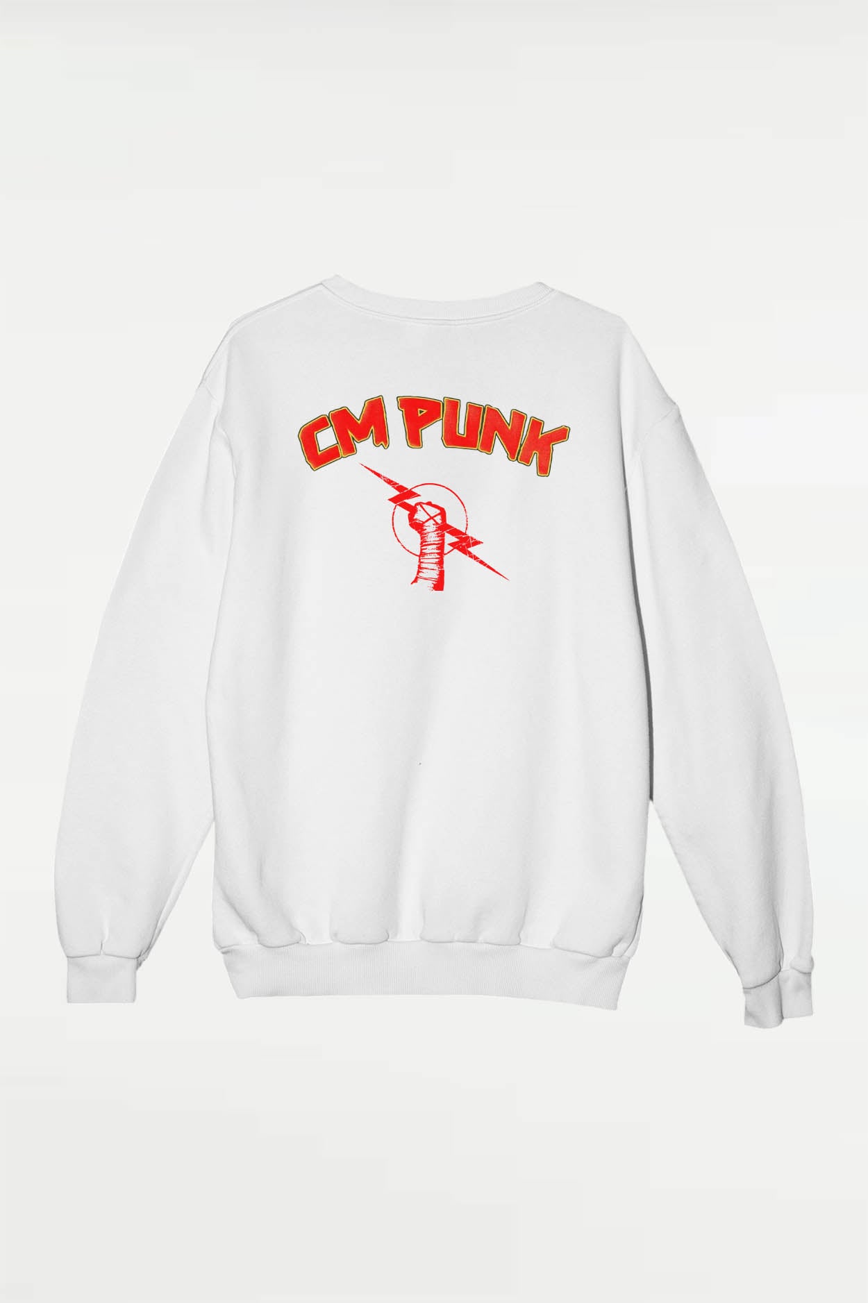 CM Punk Sweatshirt -WHITE